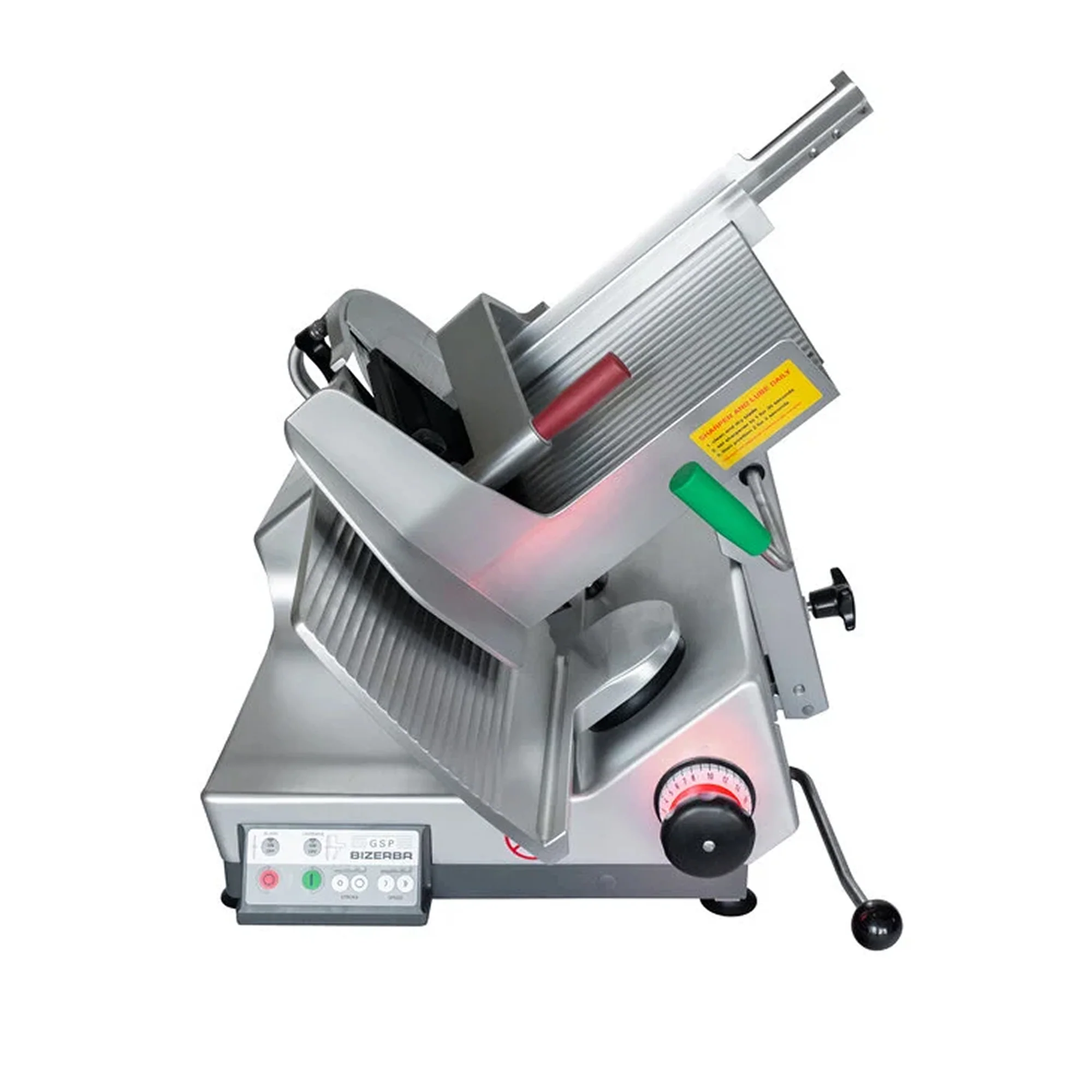 Bizerba GSP HDi-90 13" robust Illuminated Automatic Gravity Feed Meat Slicer - 0.5 Hp