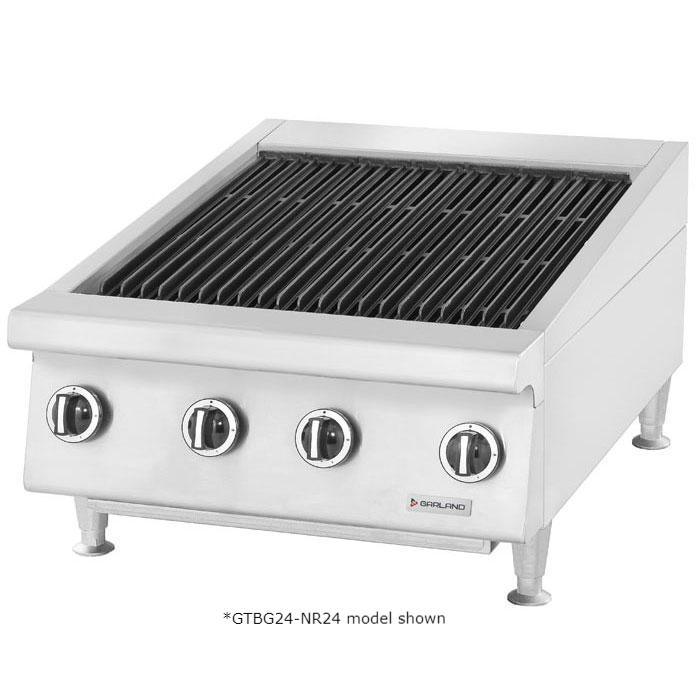 Garland GTBG60-NR60 60" Radiant Natural Gas Charbroiler With Non-Adjustable Grates - 180,000 BTU