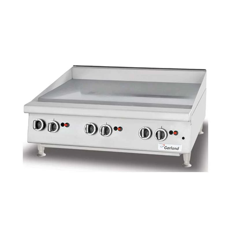 Garland GTGG24-GT24M 24" Countertop Natural Gas Griddle With Thermostatic Control - 56,000 BTU