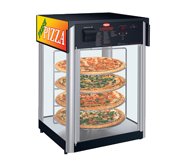Hatco Flav-R-Fresh Humidified Impulse Pizza / Food Display Cabinet 4 Circular Tier 1390W - FDWD-1-120