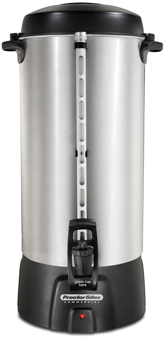 Hamilton Beach Commercial - Proctor Silex 100 Cup Aluminum Coffee Urn - 45100R