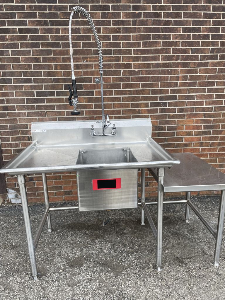 industrial-grade Stainless Steel 1 Compartment Tub Sink