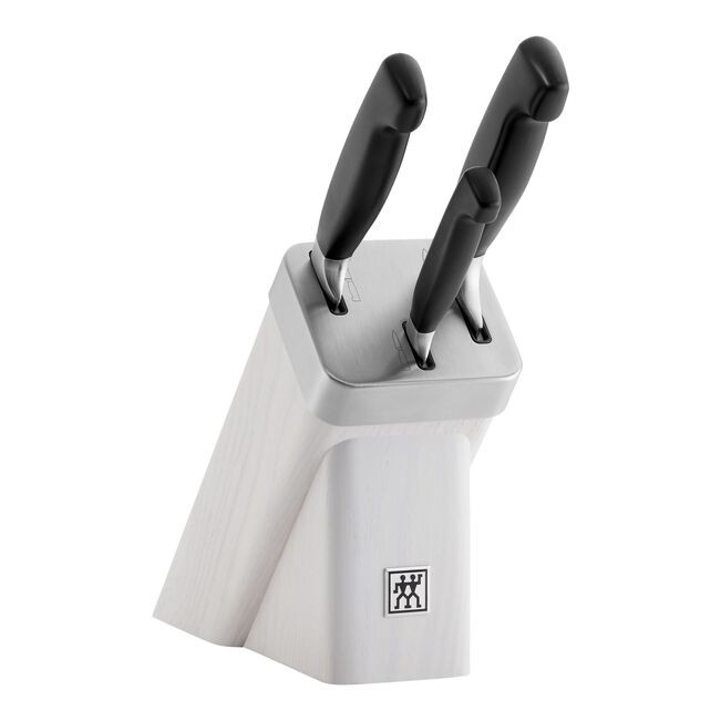 Zwilling - Four Star White 4 Pc Self Sharpening Knife Block Set - 1022367