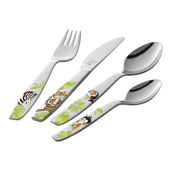 Zwilling - 4 Pc Jungle Children's Flatware Set - 1026662