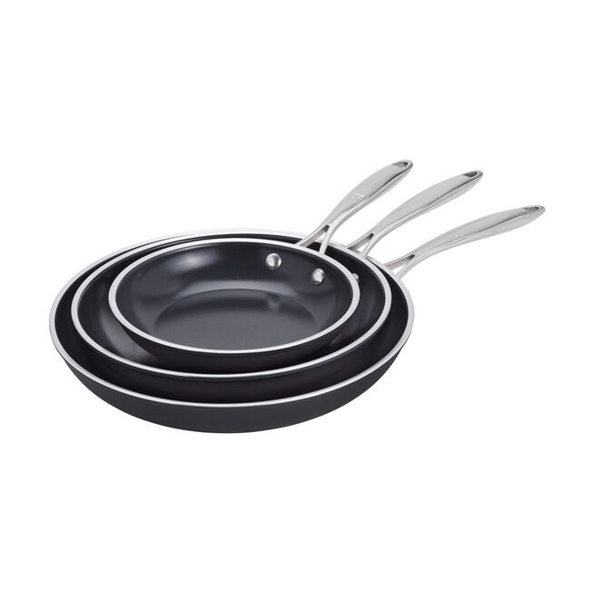 Zwilling - Forte Plus 8", 10" & 12" 3 Pc Non-Stick Aluminum Fry Pan Set - 1030907