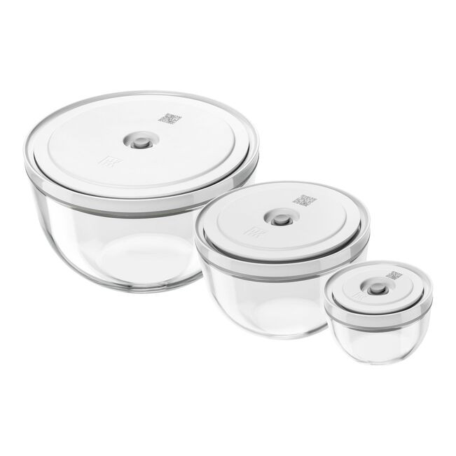 Zwilling - Fresh & Save 6 Piece Glass Vacuum Bowl Set - 1031016