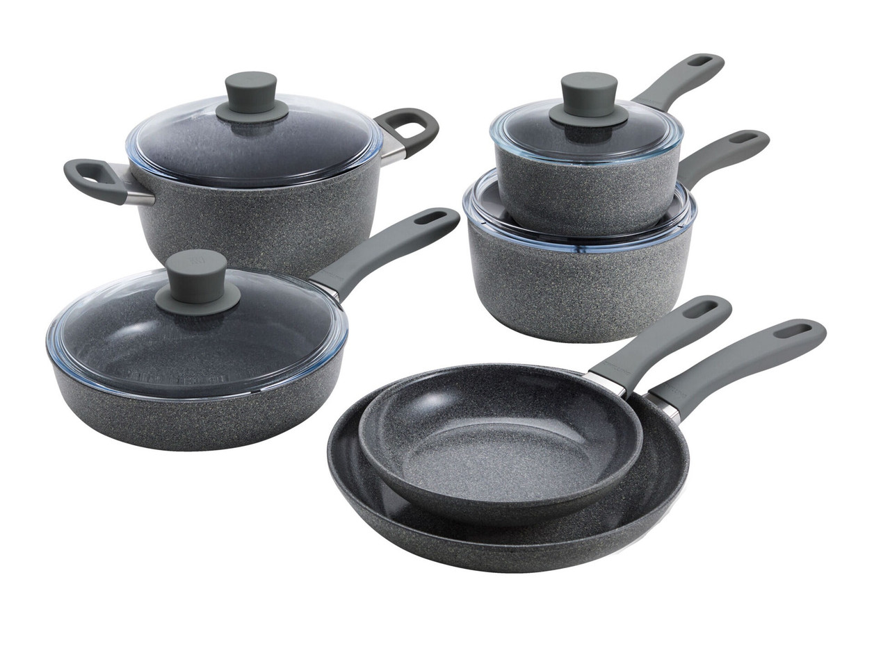 Zwilling - Parma Plus Ceramic 10 Piece Non-Stick Aluminum Cookware Set - 1033152
