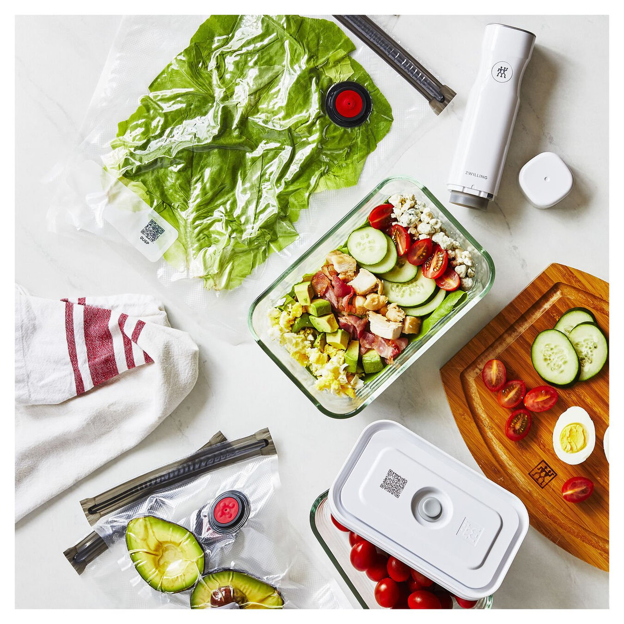 Zwilling - Fresh & Save 7 Pc Med/ Large Glass Starter Set
