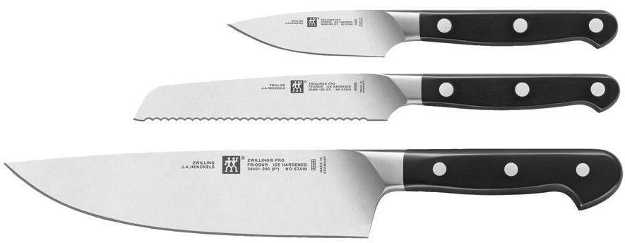 Zwilling - 3 Pc Pro Starter Knife Set