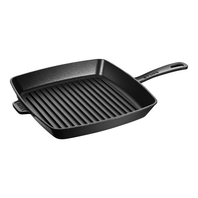 Staub - Black 12" Square American Grill Pan