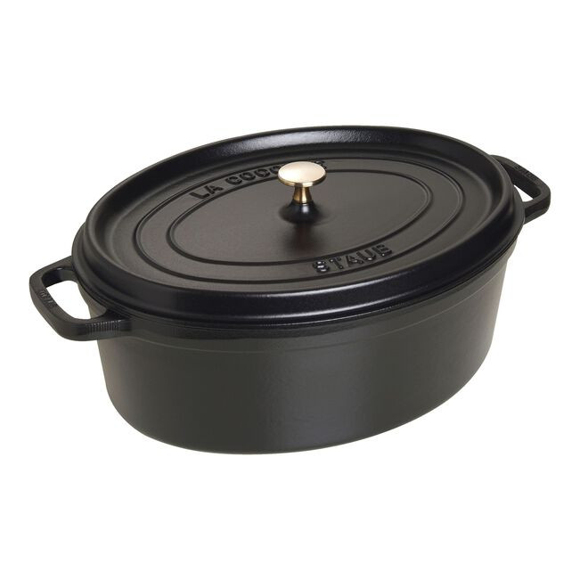 Staub - 8L (8.5 QT) Black Oval Cocotte