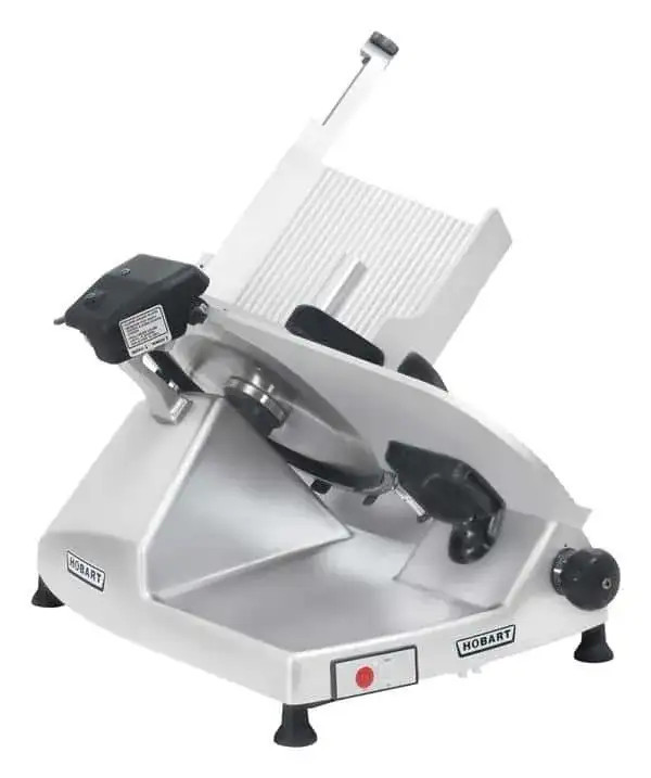 Hobart - 13" Manual industrial-grade Slicer w/ Removable Knife & 6 Interlocks - HS8-1