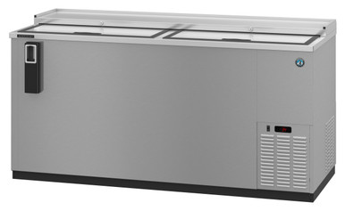 Hoshizaki - 65" Stainless Steel Back Bar Bottle Cooler w/ 2 Slide Top Doors - C65-S Hoshizaki - 65" Stainless Steel Back Bar Bottle Cooler w/ 2 Slide Top Doors - C65-S - Image 2