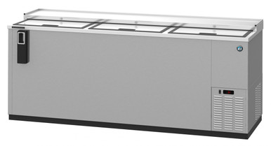 Hoshizaki - 80" Stainless Steel Back Bar Bottle Cooler w/ 3 Slide Top Doors - CC80-S Hoshizaki - 80" Stainless Steel Back Bar Bottle Cooler w/ 3 Slide Top Doors - CC80-S - Image 2