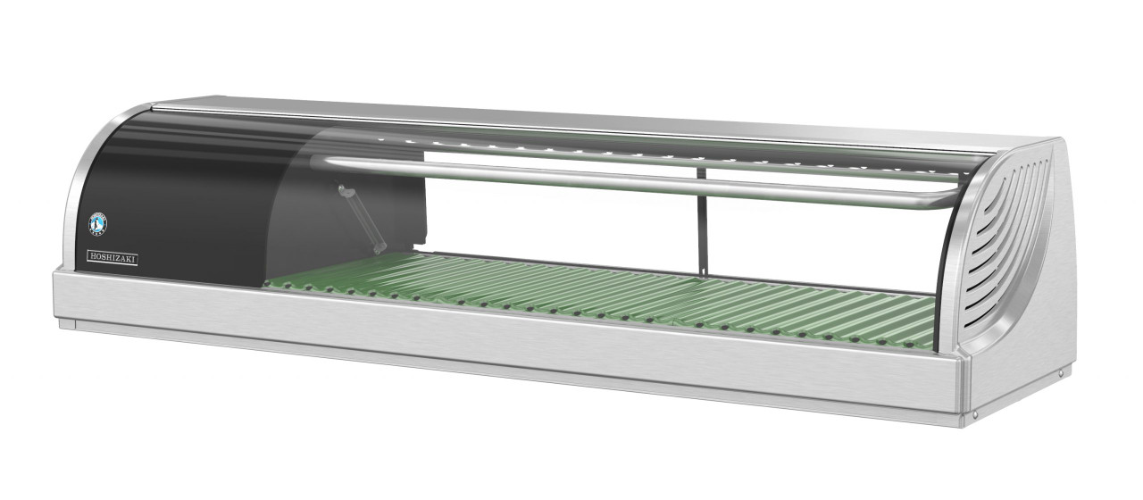 Hoshizaki - 47" Stainless Steel Countertop Refrigerated Sushi Showcase w/ Left Side Condenser - HNC-120BA-L-SLH
