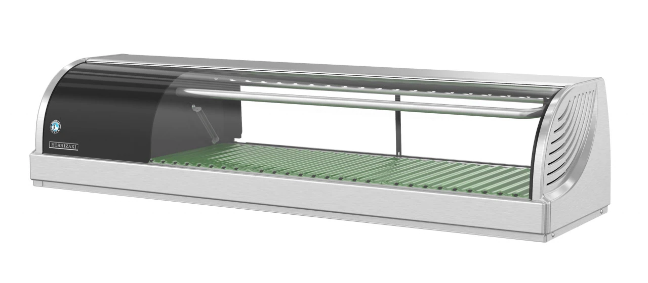 Hoshizaki - 47" Stainless Steel Countertop Refrigerated Sushi Showcase w/ Left Side Condenser - HNC-120BA-L-SLH Hoshizaki - 47" Stainless Steel Countertop Refrigerated Sushi Showcase w/ Left Side Condenser - HNC-120BA-L-SLH - Image 3