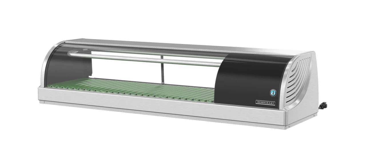 Hoshizaki - 47" Stainless Steel Countertop Refrigerated Sushi Showcase w/ Right Side Condenser - HNC-120BA-R-SLH Hoshizaki - 47" Stainless Steel Countertop Refrigerated Sushi Showcase w/ Right Side Condenser - HNC-120BA-R-SLH - Image 3