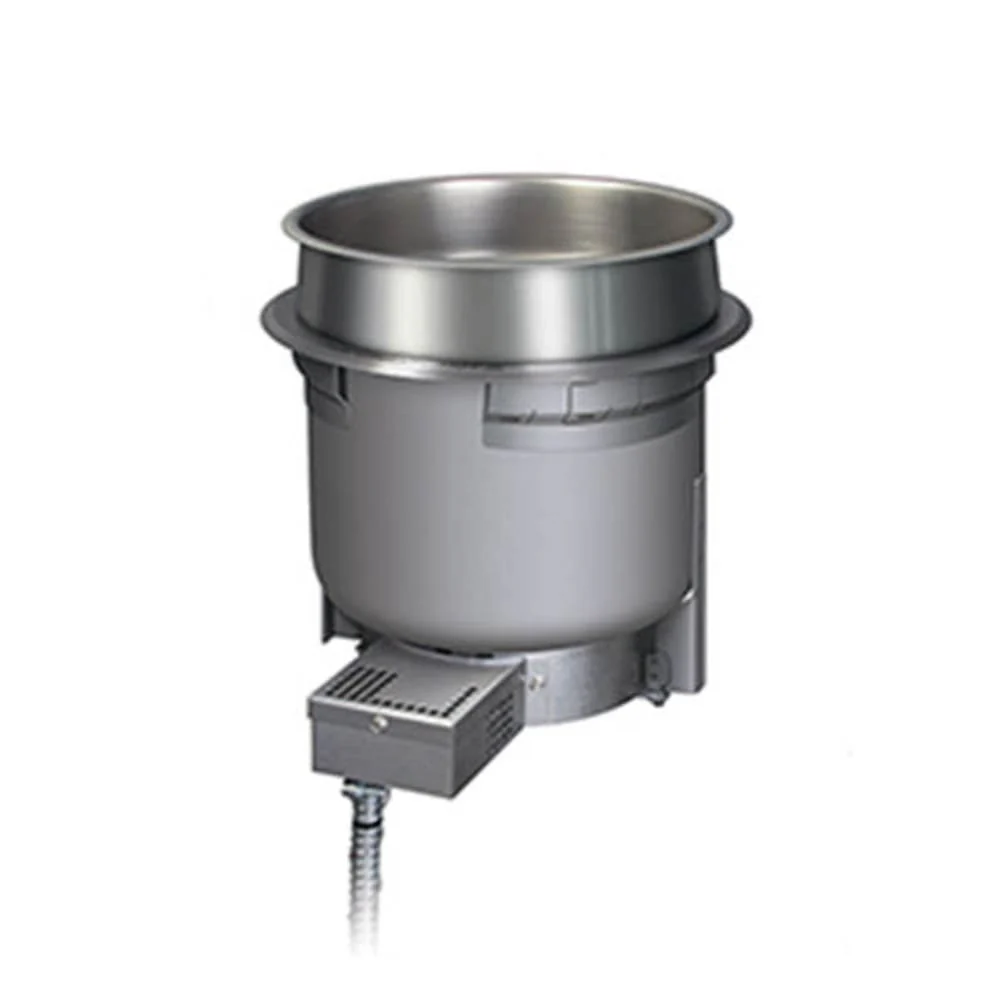 Hatco 208V High Wattage 7 Qt. Single Drop In Round Heated Soup Well - HWBH-7QT