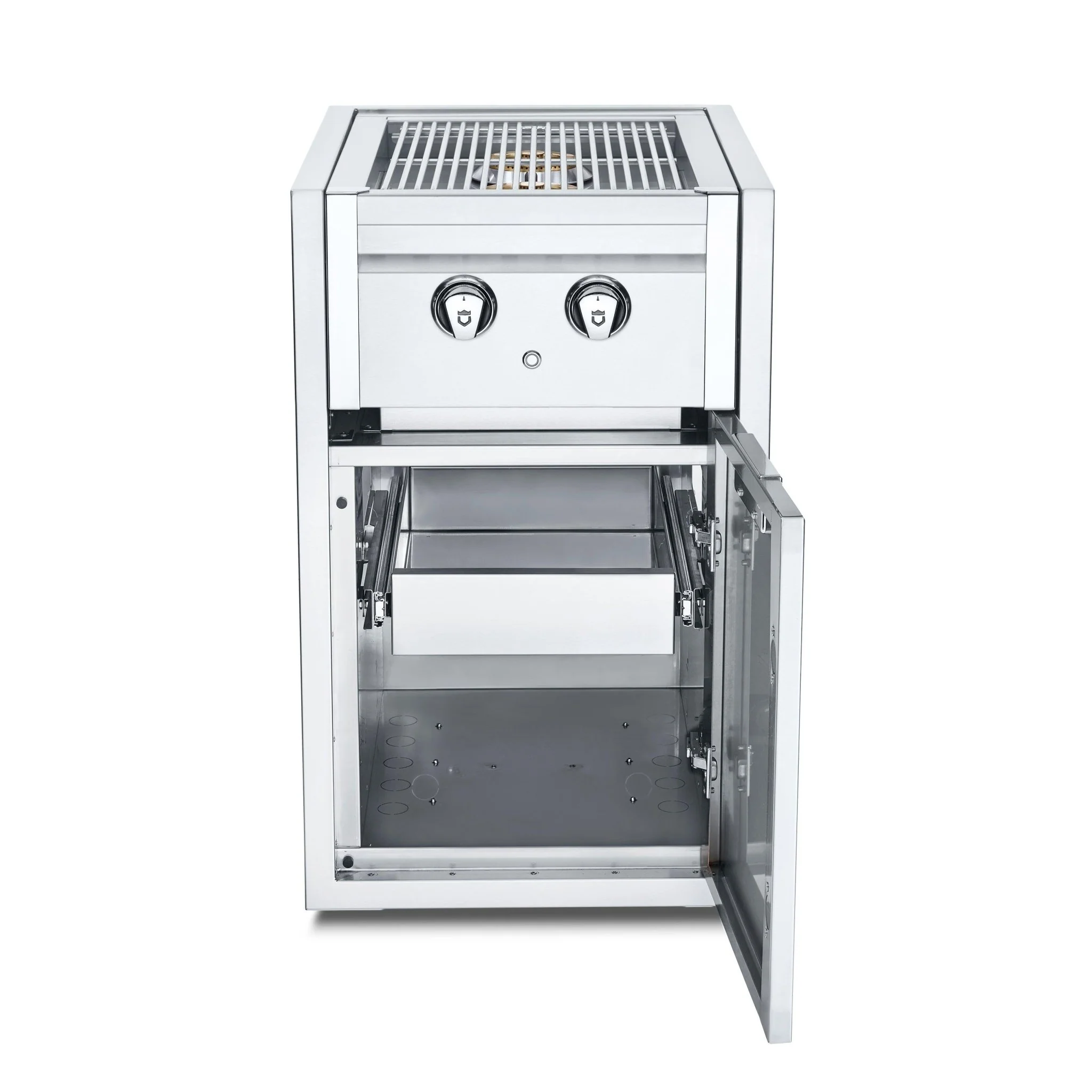 Crown Verity Infinite Series Small Built-in Cabinet with Dual Side Burner & 1 Drawer - IBISC-SBNG-1D