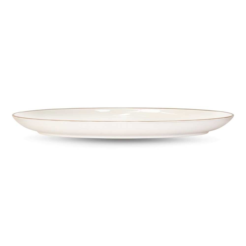 ICM - 15" White Melamine Oval Platter