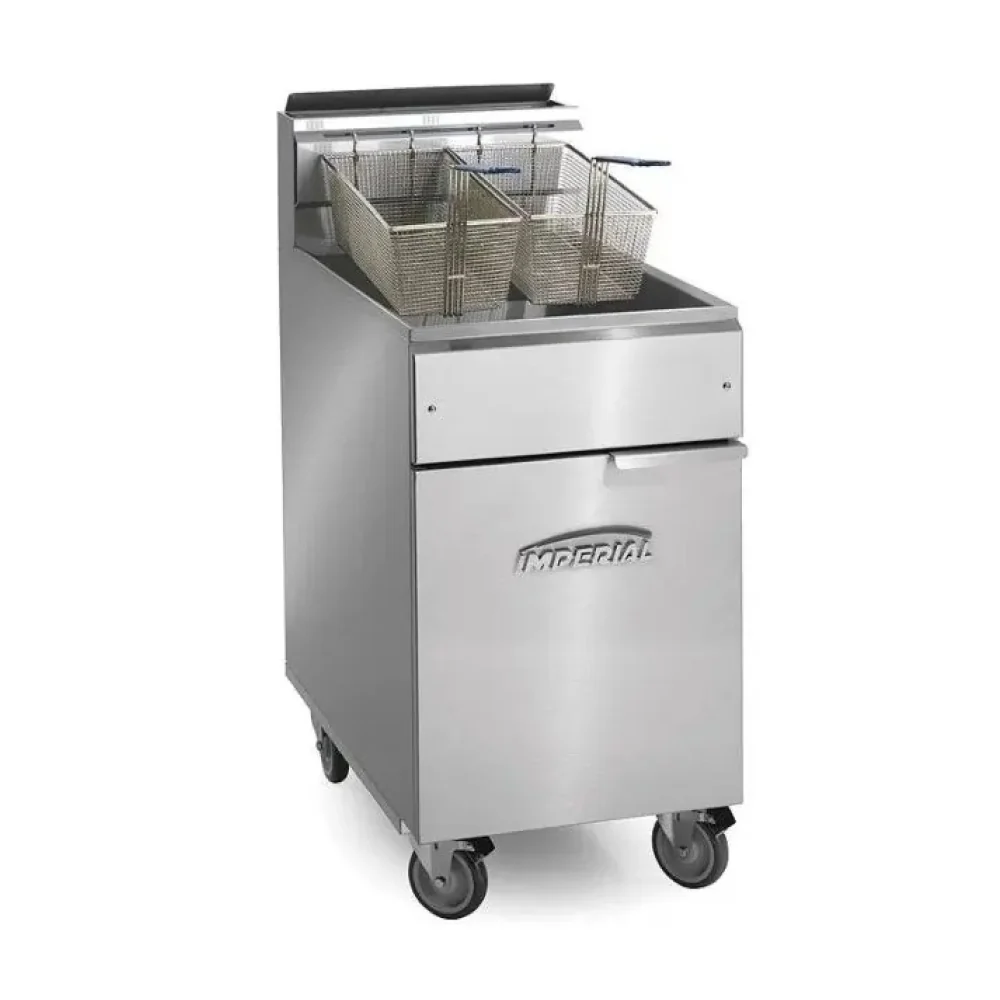 Imperial IFS-75-OP 75 Lb. Open Pot Gas Tube Fired Fryer - 150,000 BTU