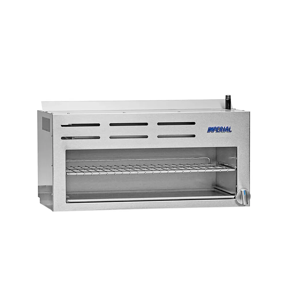 Imperial IRCM-36 36" Natural Gas Infrared Countertop Cheese Melter Broiler - 35,000 BTU