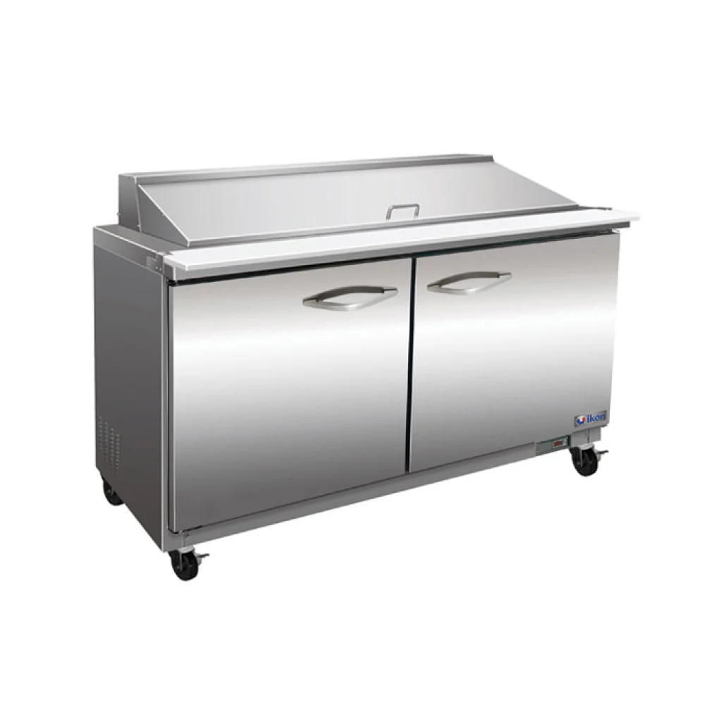 Ikon ISP48M 48" 2-Door Megatop Sandwich Prep Table