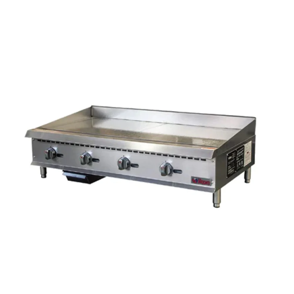 Ikon ITG-48 48" Natural Gas Griddle With Thermostatic Control - 120,000 BTU