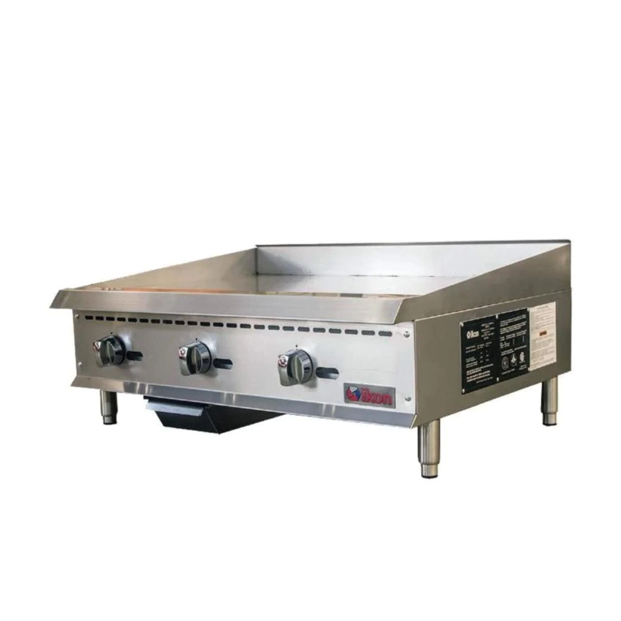 Ikon ITG-36 36" Natural Gas Griddle With Thermostatic Control - 90,000 BTU