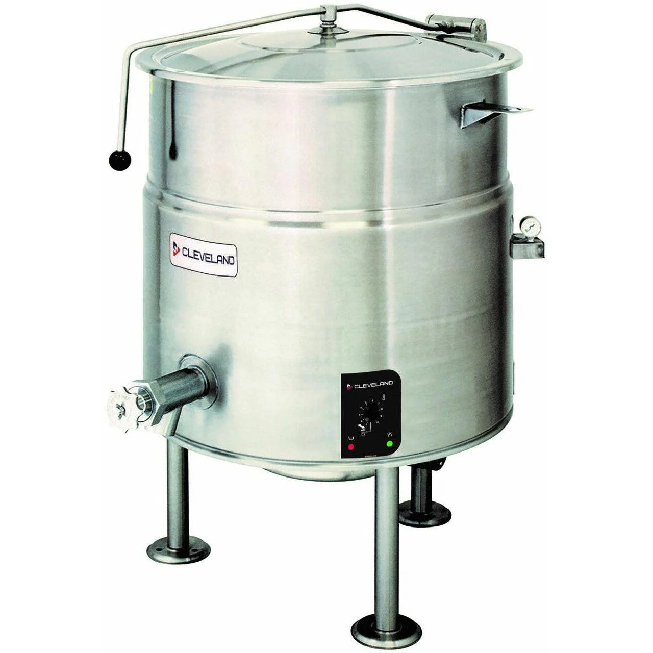 Cleveland KEL-40 40 Gallon Stationary Steam Kettle - 208V