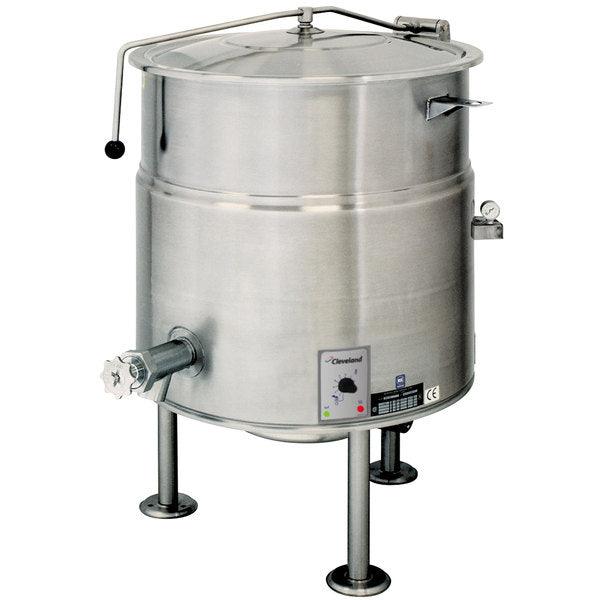 Cleveland KEL-80 80 Gallon Stationary 2/3 Steam Jacketed Electric Kettle - 208/240V