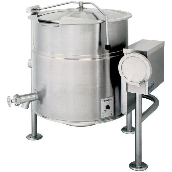 Cleveland KEL-100-T 100 Gallon Tilting 2/3 Steam Jacketed Electric Kettle - 208V