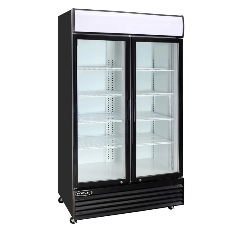 Kool-It KGM-36 44.5" Glass Swing 2-Door Cooler Merchandiser
