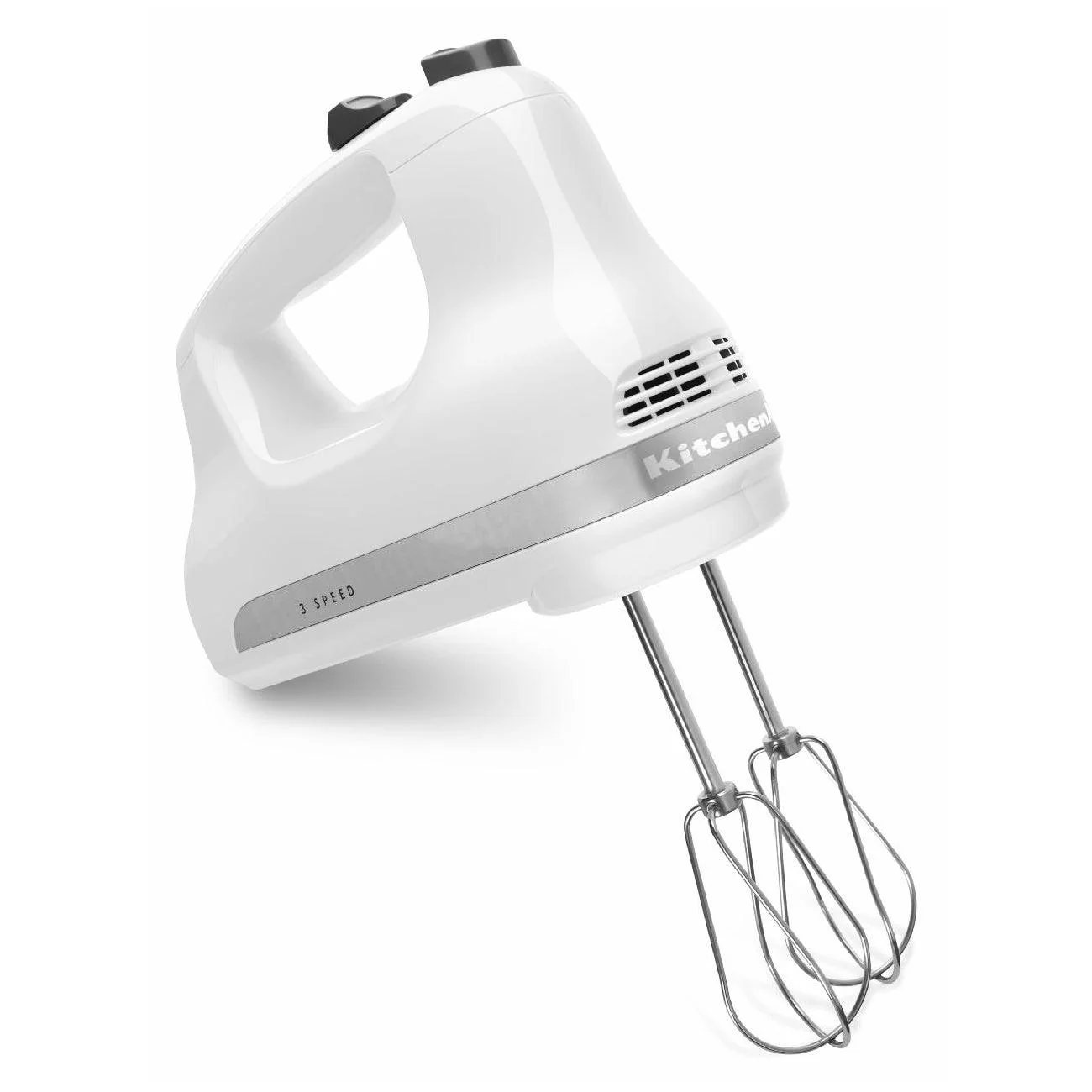 KitchenAid White 5-Speed Ultra Power Hand Mixer - KHM512WH