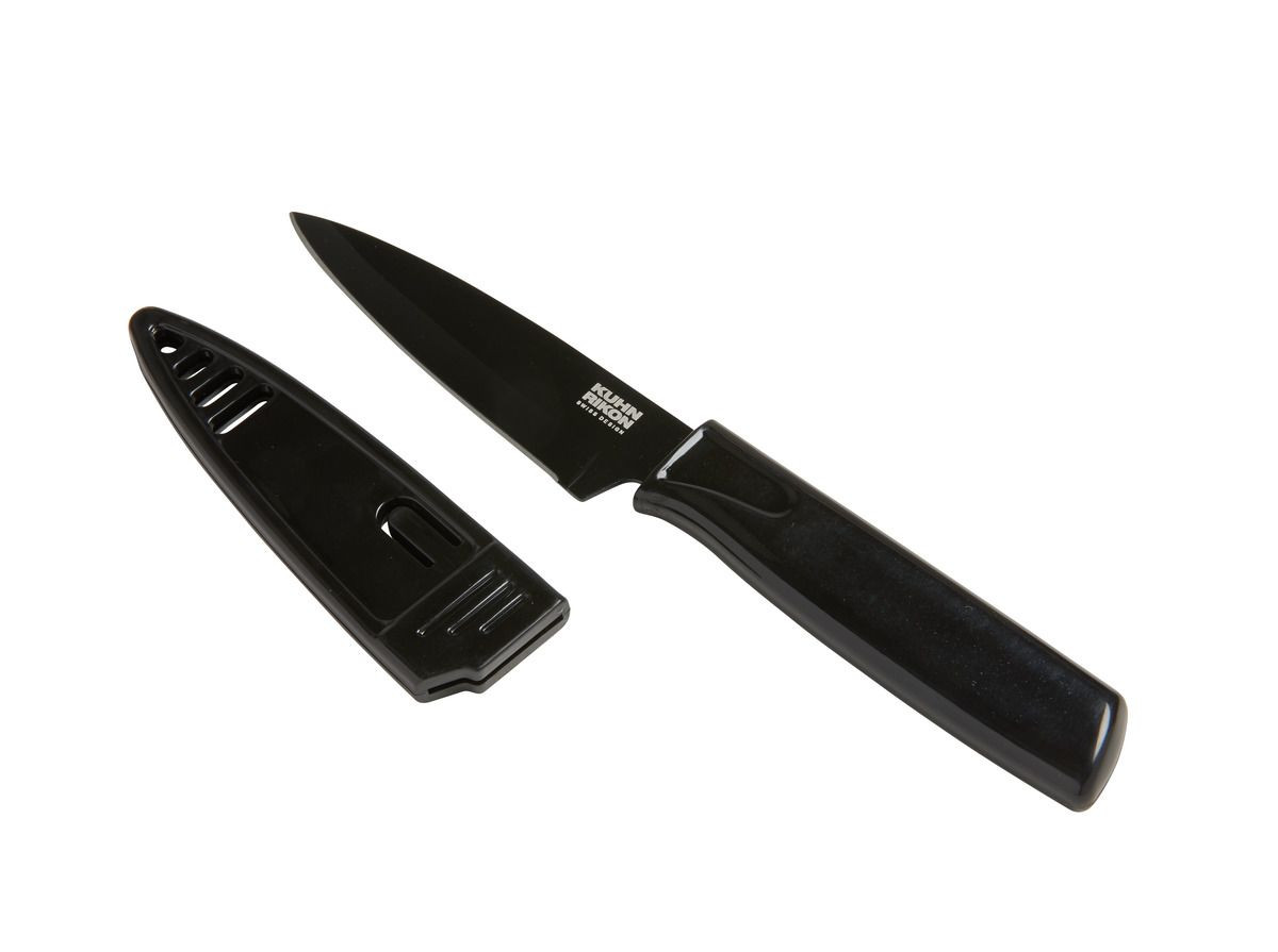 Kuhn Rikon - Black Colori 4" Paring Knife