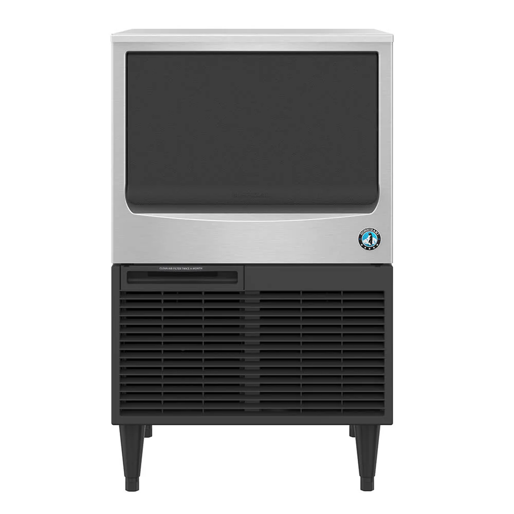 Hoshizaki KM-161BWJ 24" Water Cooled Undercounter Crescent Cube Ice Machine with Storage Bin - 163 Lbs.