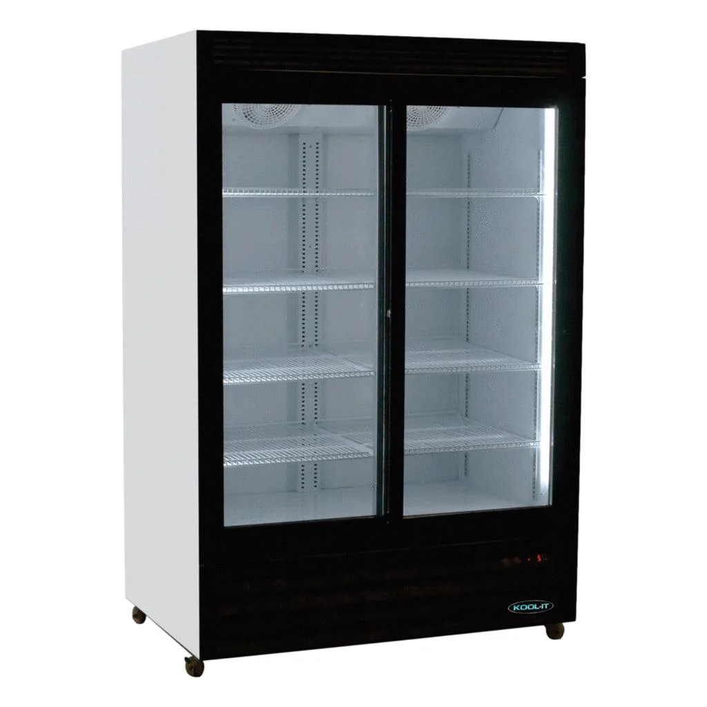Kool-It KSM-40 47" Glass Sliding 2-Door Cooler Merchandiser