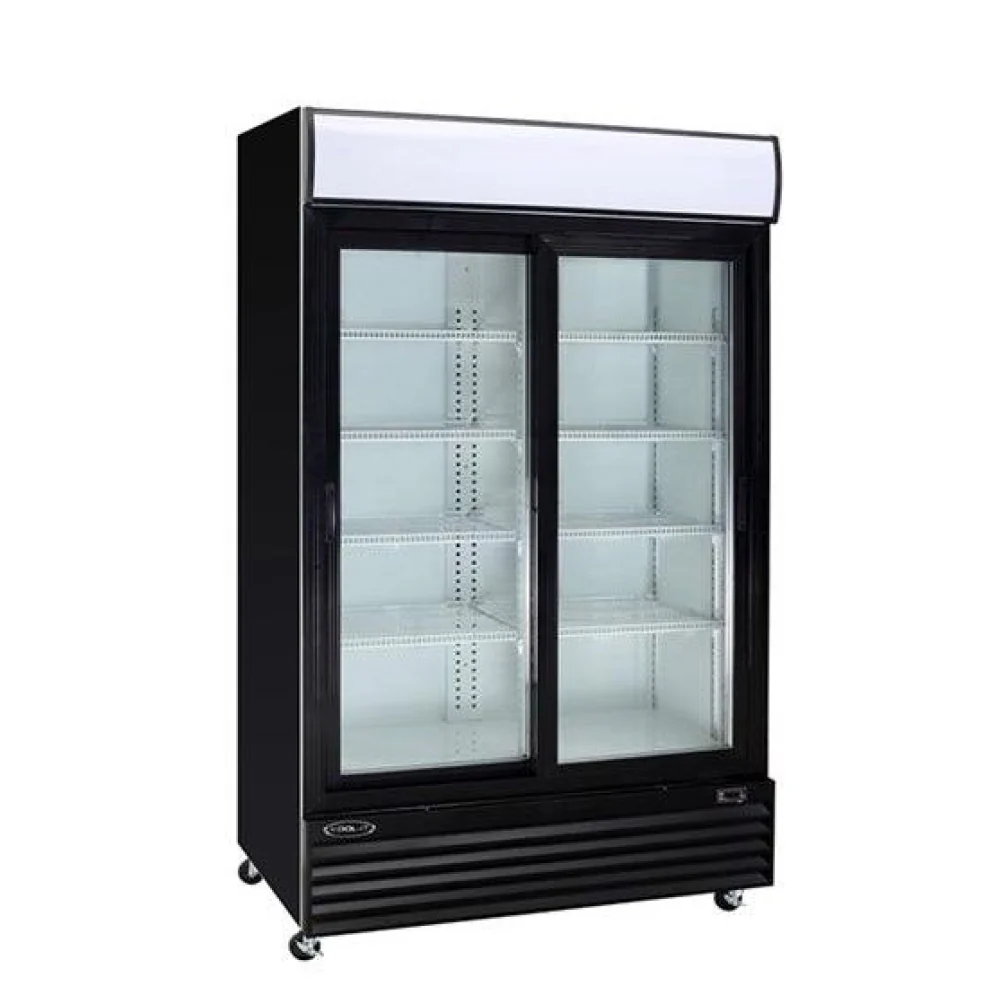 Kool-It KSM-42 52" Glass Sliding 2-Door Cooler Merchandiser