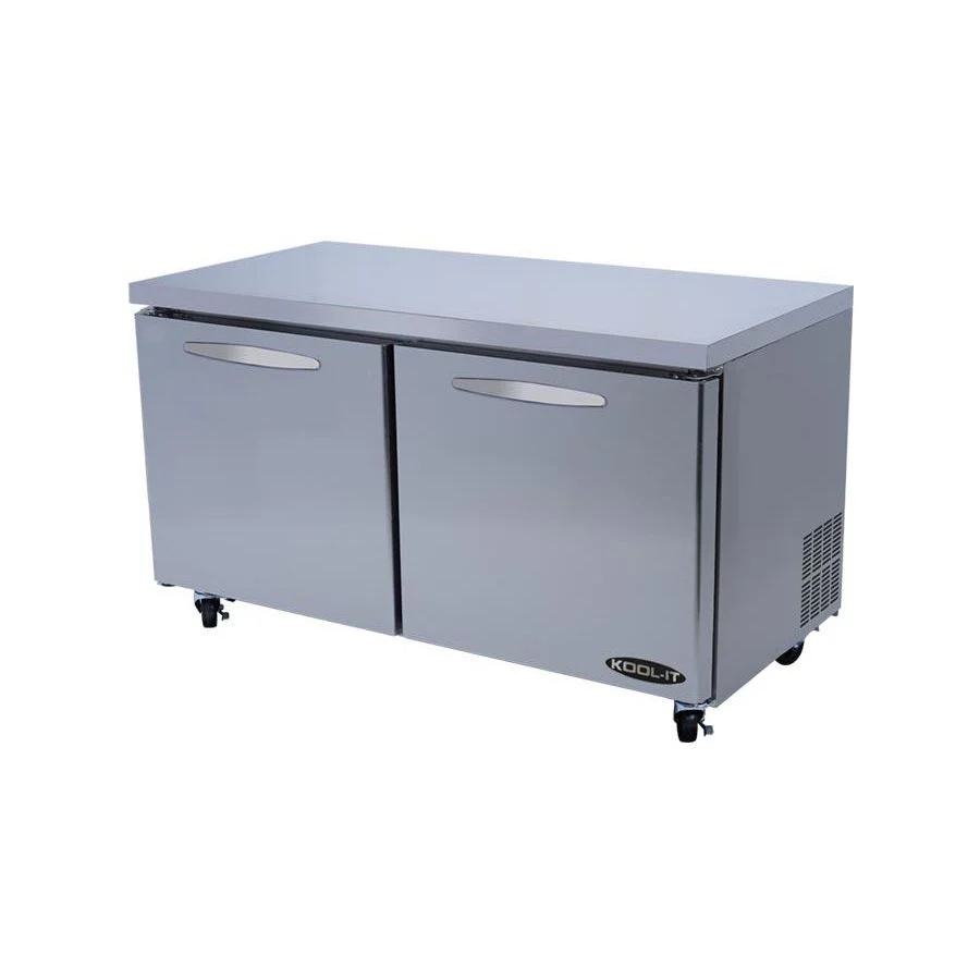Kool-It 60" Solid 2-Door Undercounter Refrigerator - KUCR-60-2