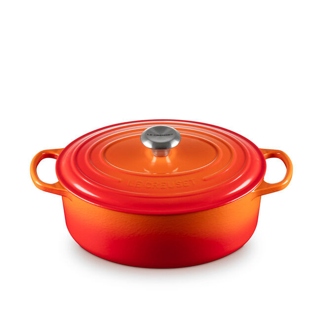 Le Creuset - 4.7 L (5 QT) Flame French Oval Dutch Oven
