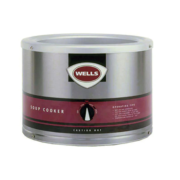 Wells Round LLSC-7 10" Countertop Soup Warmer / Cooker - 120V/850W
