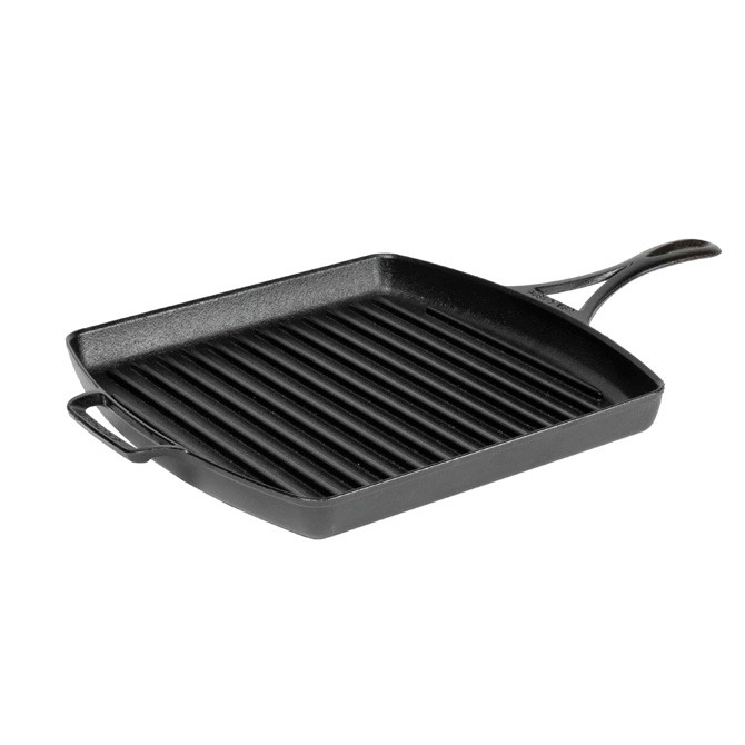 Lodge - Black Lock 12" Cast Iron Square Grill Pan