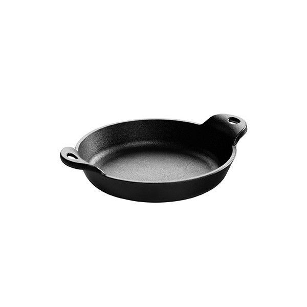 Lodge - Heat Treated 14 OZ Round Cast Iron Mini Server - Commercial Dishwasher Safe