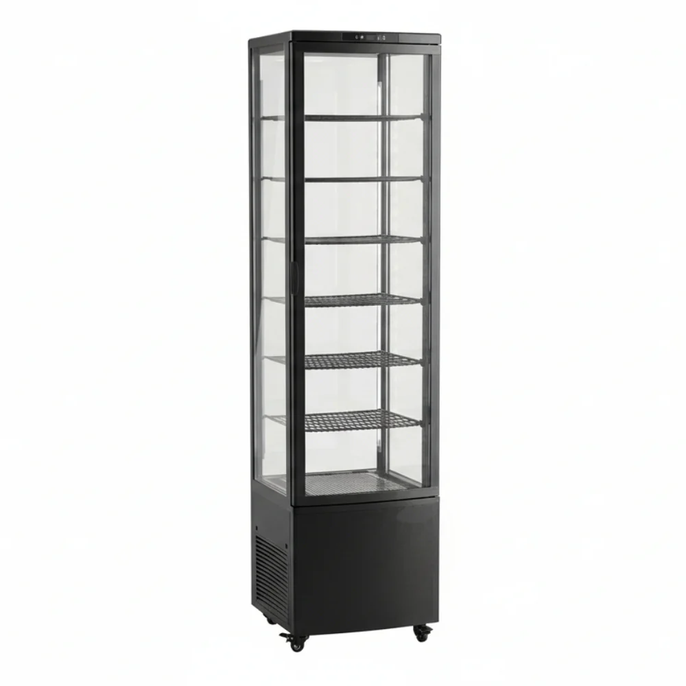 Econocold 78" Vertical Refrigerated Display Case - 10 Cu. Ft. - FT-290L