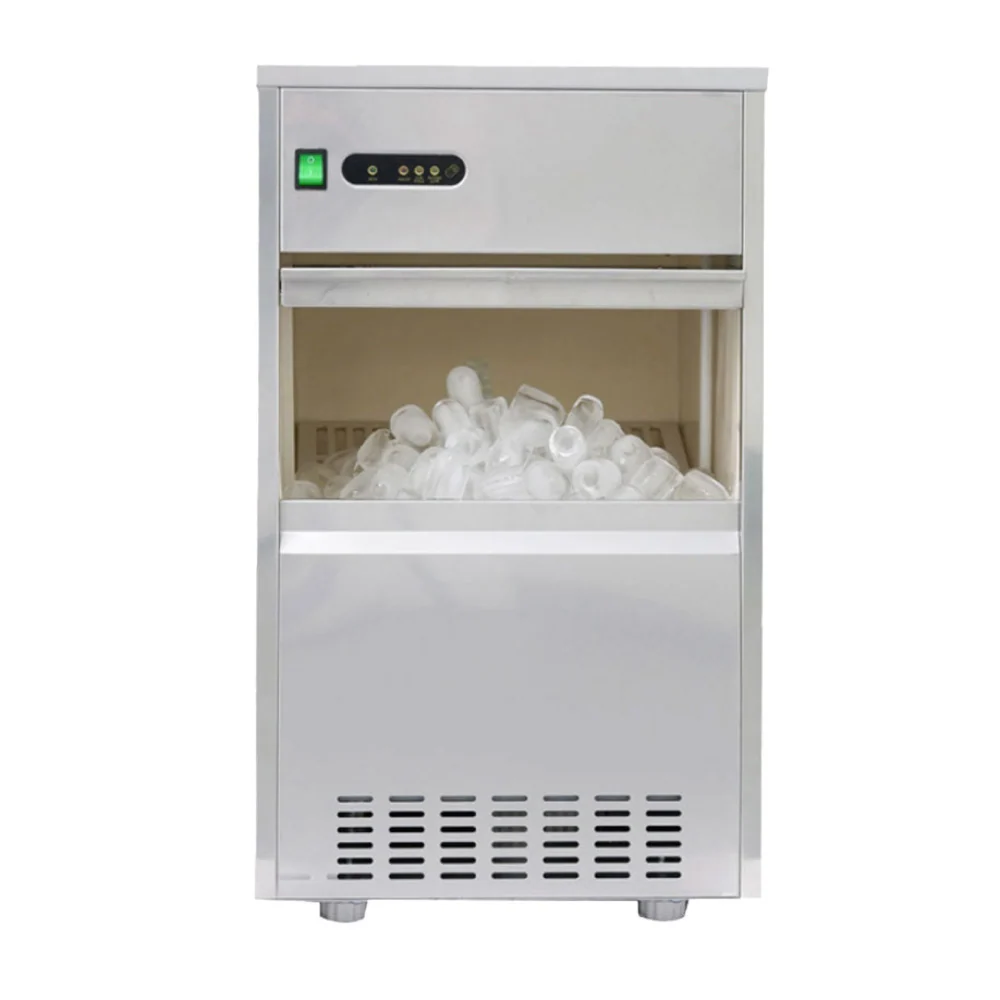Econocold 15.7″ Air Cooled Undercounter Bullet Ice Machine - 132 Lbs. - GD-ZB-50B