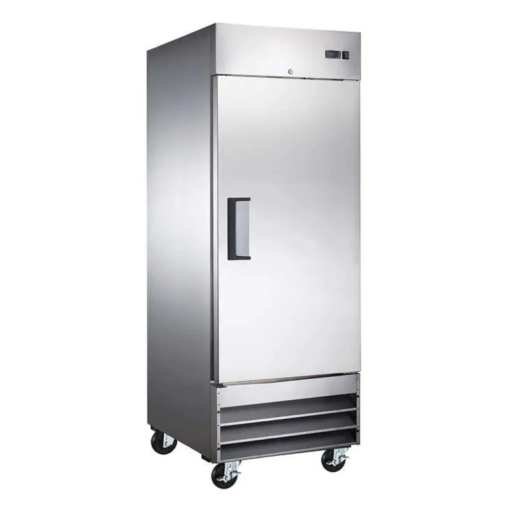 EconoCold 29" Single Solid Door Stainless Steel Reach-In Freezer - U-19F-HC