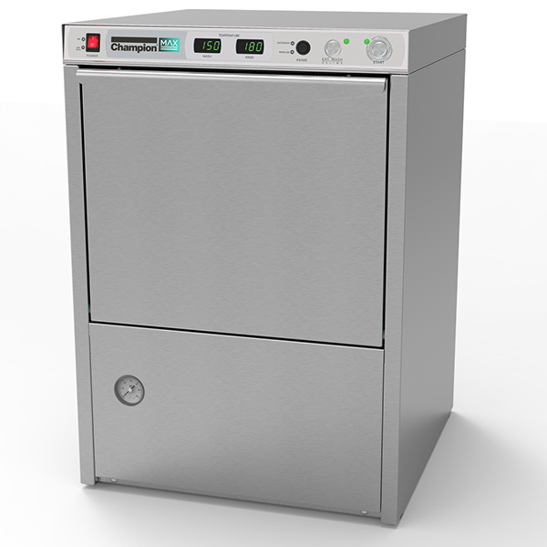 Moyer Diebel - Champion UH130 MAX M4 Undercounter High Temperature Dual Rack Dishwashing Machine 3Ph/9kW - UH130 MAX 3PH 9KW