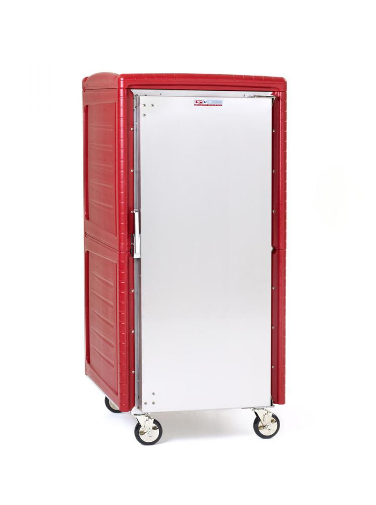 Metro - C5 4 Series Red Full Size Insulated Non-Powered Transport Cabinet with Lip Load Slides - C549N-SL