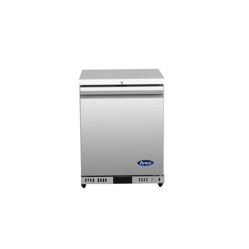 Atosa AUR24SD 24" Solid 1-Door Undercounter Refrigerator - 3.7 Cu. Ft.