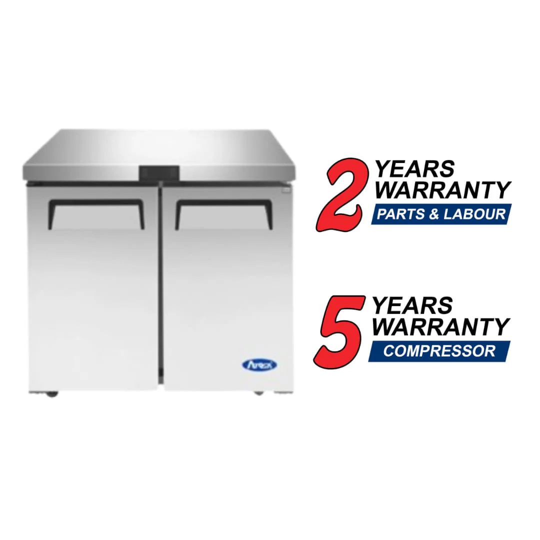 Atosa MGF36RGR Double Door 36" Undercounter Refrigerated Work Table